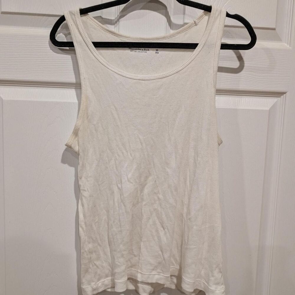 Abercrombie & Fitch white tank top in XS